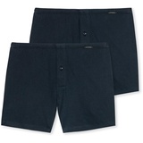 SCHIESSER Herren 2 Pack Boxershorts, Baumwolle Jersey weich Unterwäsche, dunkelblau_180930, 3XL