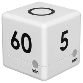 TFA Cube Timer Kurzzeitmesser digital Weiß