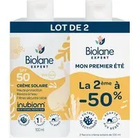 Biolane Expert Crème Solaire SPF50 DUO 100x2 ml