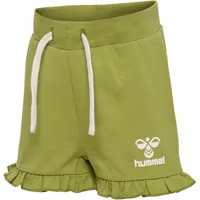 Hummel hmlDREAM RUFFLE Baby-Sweatshorts 6156 green olive 98