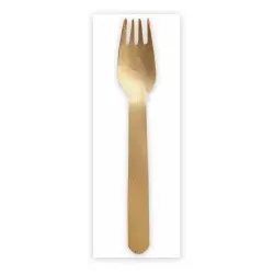 NATURESTAR Besteckset Holzgabel, wachsbeschichtet, 2-teilig 388621 , 1 Karton = 500 Sets