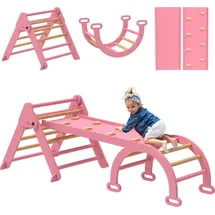 aiyaplay Kletterdreieck 7-in-1 Rosa