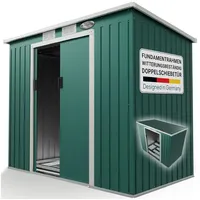 Juskys Geräteschuppen M 2,13 x 1,3 m dunkelgrün