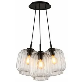 s.luce Velo 3-flg. 20 cm Rund/Klar/Schwarz