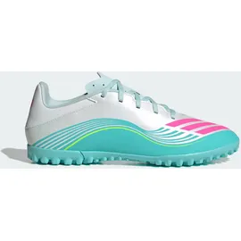 adidas F50 Messi Club TF Herren Cloud White/Lucid Pink/Flash Aqua 39