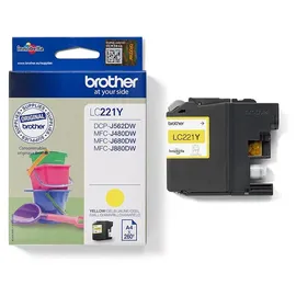 Brother LC-221YBP gelb