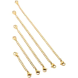 Kettenverlängerung FIRETTI "Schmuck Geschenk Verlängerung für Armbänder, Ketten und Fußketten", gold (gelbgoldfarben), Schmuck-WechselteileB:2mm, Edelstahl, Made in Germany, B:2mm