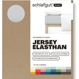 schlafgut Easy Jersey 120 x 200 - 130 x 220 cm gray light