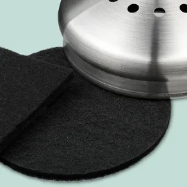 Relaxdays Komposteimer 5 l Silber