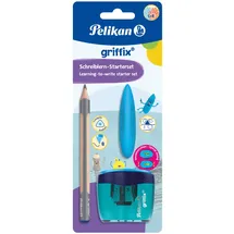 Pelikan Starter-Schreibset Bleistift B Radierer Doppelanspitzer Blau