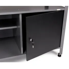 Ondis24 Werkstatt-Set Ecklösung Simple One, Werkbank, 120 - grau