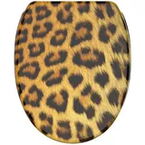 Sanilo WC-Sitz Leopardenfell Braun