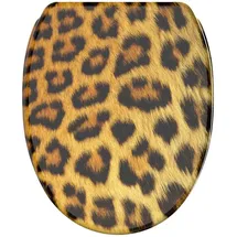 Sanilo WC-Sitz Leopardenfell Braun
