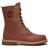 Timberland Womens 8 Inch Lace UP Waterproof Boot medium brown full grain 6.5