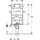 Geberit Kombifix Element für Wand-WC 106 cm mit Omega UP-Spülkasten 12 cm