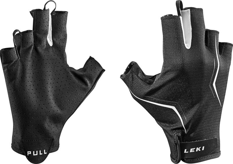 Leki Multi Lite Short - Nordic-Walking-Handschuhe - Black/White - 9