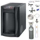 BieTal BieTal® Sprudelwassergerät Tafelwasseranlage Heißwasser Piccola HOT 15 Fizz schwarz SET