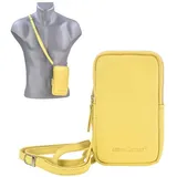 GREENBURRY Umhängetasche Leder Yellow