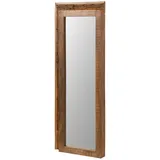 MASSIVMOEBEL24.DE Wandspiegel Akazie 56 x 8 x 150 cm Natur lackiert
