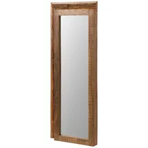 MASSIVMOEBEL24.DE Wandspiegel Akazie 56 x 8 x 150 cm Natur lackiert