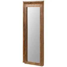 MASSIVMOEBEL24.DE Wandspiegel Akazie 56 x 8 x 150 cm Natur lackiert