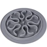 dehner lieblinge Silikon-Antischlingnapf, Dunkelgrau