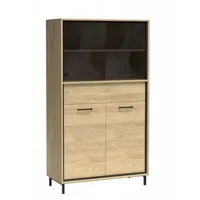 99rooms Medison Vitrine II Hikora ohne LED-Beleuchtung