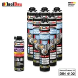 Brunnenschaum 6 x 750ml Bauschaum 1 x Reiniger Pistolenschaum Montageschaum
