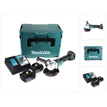 Makita DGA504RGJ inkl. 2 x 6,0 Ah + Makpac