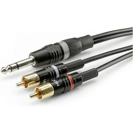SOMMER CABLE Audiokabel 6,3mm Klinke / Cinch 1,5m (1,50)