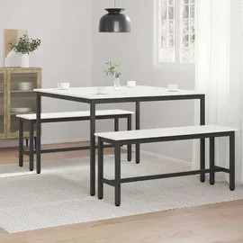 vidaXL Esstisch 110 x 75 x 110 cm weiß