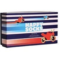 Happy Socks Navy Gift Box Mixed Gr 36-40
