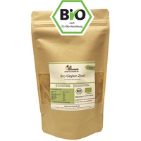 Bio Ceylon Zimt 500g gemahlen - Typ Ceylon - Premium Qualität, keimreduziert, glutenfrei, laktosefrei, laborgeprüft, vegan, Zimt 100% naturrein, schonend getrocknet und gemahlen (500g)