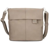 Zwei Mademoiselle.M Schultertasche Polyurethan Beige/Grau