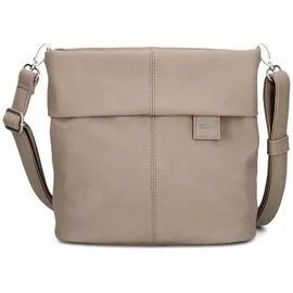 Zwei Mademoiselle.M Schultertasche Polyurethan Beige/Grau