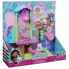Spin Master Gabby's Dollhouse Kitty Fees Garten Spielset Baumhaus 36 cm