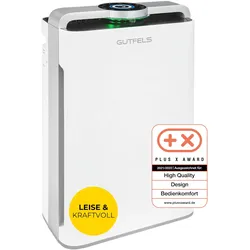 GUTFELS Luftreiniger und Luftbefeuchter für Wohnung, Kombigerät, 7-Fach-Filtertechnologie, für 60-70 m2 Raumgröße, LR 67015 we