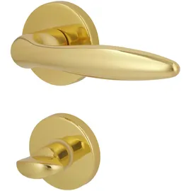 Alpertec WC-Rosettengarnitur Alison Messing gold