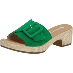 Remonte Pantolette »ELLE-Collection«, Blockabsatz, Sommerschuh, Schlappen, Zierschnalle, ELLE-Collection Remonte apfelgrün 41