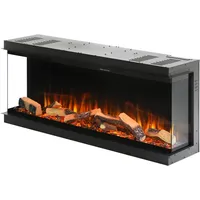 Noble Flame ELLASON [Elektrokamin Wandeinbau]: 1270 - intensive clear / Kristall