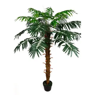 Seidenblumen Roß Phönixpalme 140cm ZJ künstliche Pflanzen Palmen Palme Kunstpalmen Kunstpflanzen Dekopalme