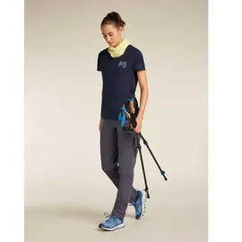 Icebreaker Merino 150 Tech Lite Adventure Ride Kurzarm-t-shirt - Midnight Navy - S