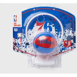 Wilson Mini-Basketballkorb NBA TEAM MINI HOOP, PHILADELPHIA 76ERS, Kunststoff, Rot oder Blau oder Weiß