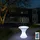 Eurotondisplay LED Gartenleuchte Kunststoff rund wetterfest IP54 mit Fernbedienung RGBW