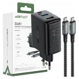 ACEFAST A17, Drinnen, AC, 1,8 m, Schwarz
