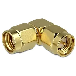 Adapter RP-SMA Stecker - SMA Stecker 90°