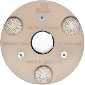 Roll Diamant 140mm, KG40 für Holz inkl. Grundträger