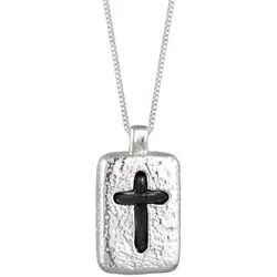 KUZZOI Anhänger Kreuz 925 Sterling Silber 55 Herren 