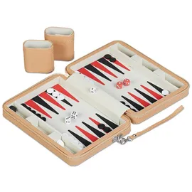 Relaxdays Backgammon Reisespiel