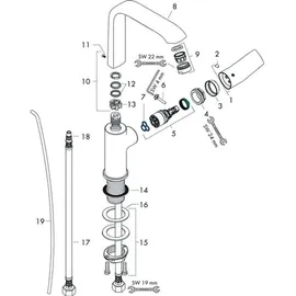 Hansgrohe Metris 230 Einhandmischer chrom 31087000